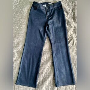 Chico's Dark Blue Boot Cut Jeans